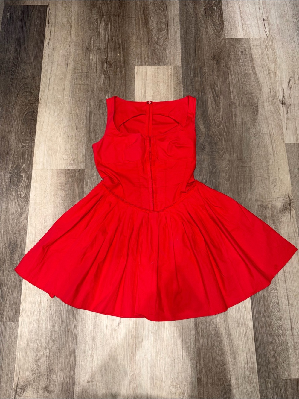 Cherley Red Sleeveless Fit-and-Flare Dress - Classic Women's Dress